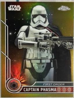 2023 Topps Chrome Captain Phasma [Gold Refractor] #59 card