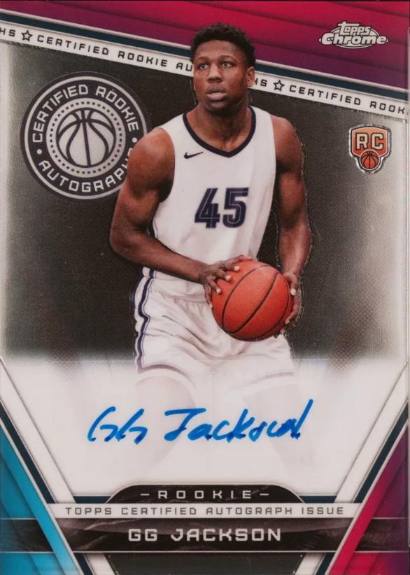 2023 Topps Chrome Certified Rookie Autograph GG Jackson #CRA-GGJ card