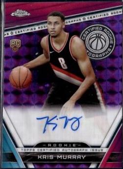 2023 Topps Chrome Certified Rookie Autograph Kris Murray #CRA-KM card