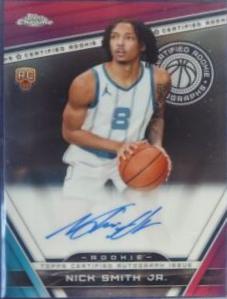 2023 Topps Chrome Certified Rookie Autograph Nick Smith Jr. #CRA-NS card
