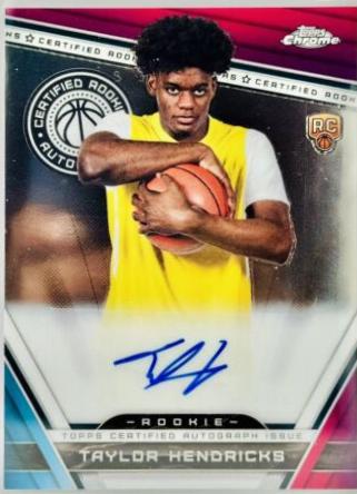 2023 Topps Chrome Certified Rookie Autograph Taylor Hendricks #CRA-TH card