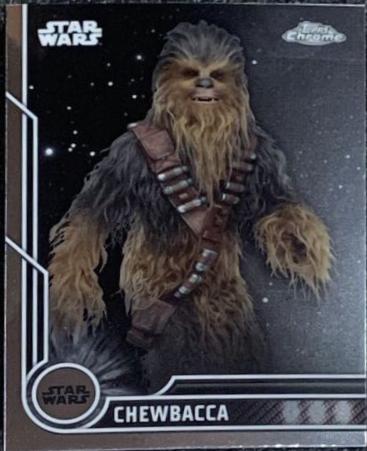 2023 Topps Chrome Chewbacca #23 card