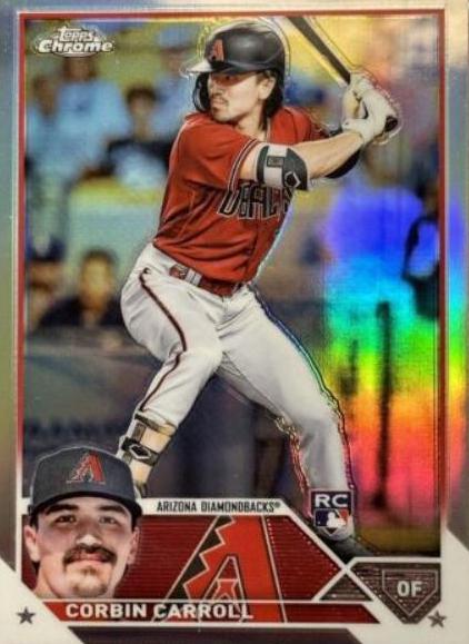 2023 Topps Chrome Corbin Carroll [Refractor] #95 card