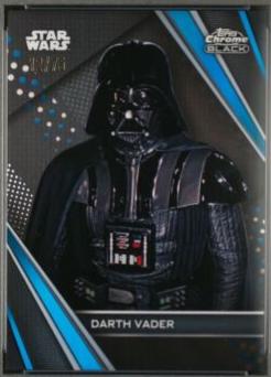 2023 Topps Chrome Darth Vader [Blue Refractor] #15 card