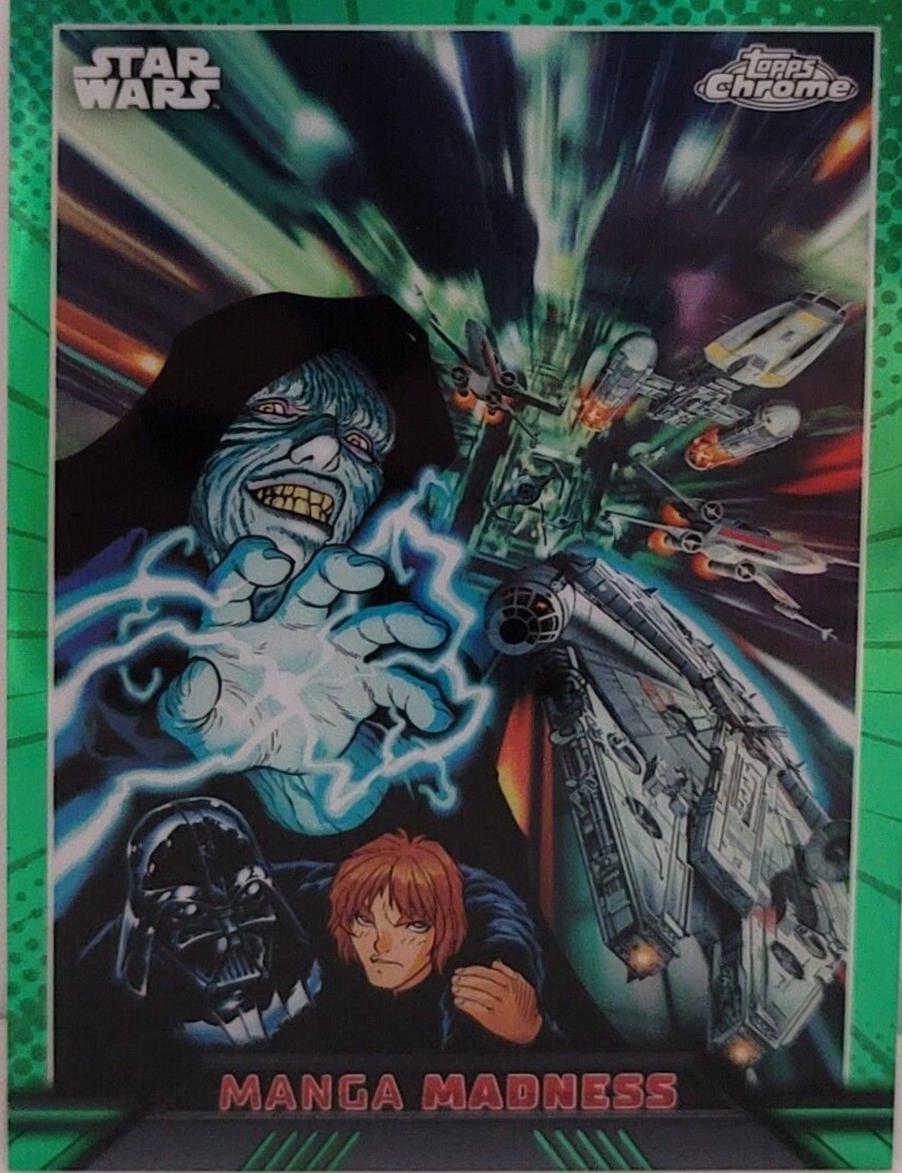 2023 Topps Chrome Emperor Palpatine [Green Refractor] #72 card