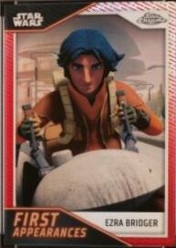 2023 Topps Chrome Ezra Bridger [Red Refractor] #32 card