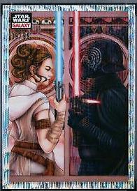 2023 Topps Chrome Galaxy A Dyad in the Force [Wave Refractor] #48 card