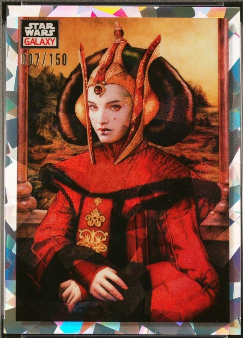 2023 Topps Chrome Galaxy A Queen in Portrait [Atomic Refractor] #50 card