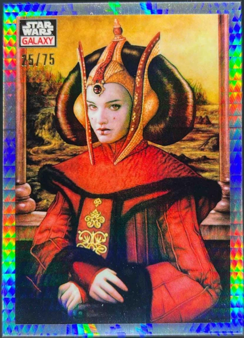 2023 Topps Chrome Galaxy A Queen in Portrait [Prism Refractor] #50 card