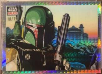 2023 Topps Chrome Galaxy A Squad of Bounty Hunters [Prism Refractor] #58 card