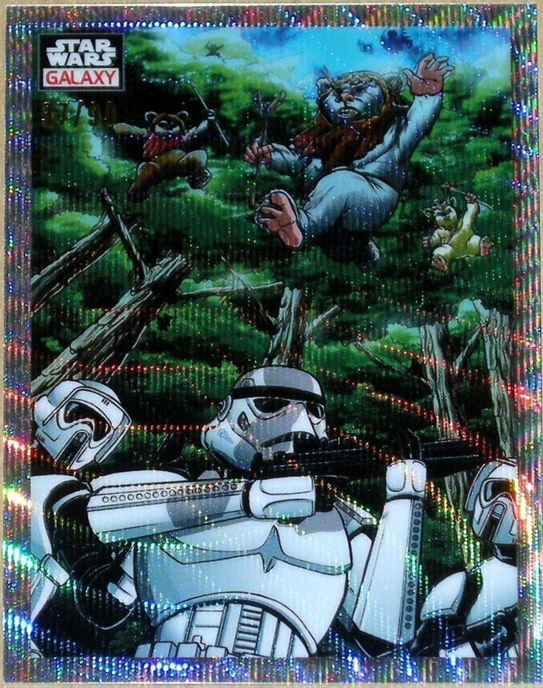 2023 Topps Chrome Galaxy Ambush from Above [Wave Refractor] #49 card