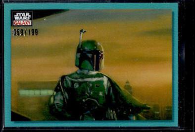 2023 Topps Chrome Galaxy Bespin Bounty Hunter [Aqua Refractor] #88 card