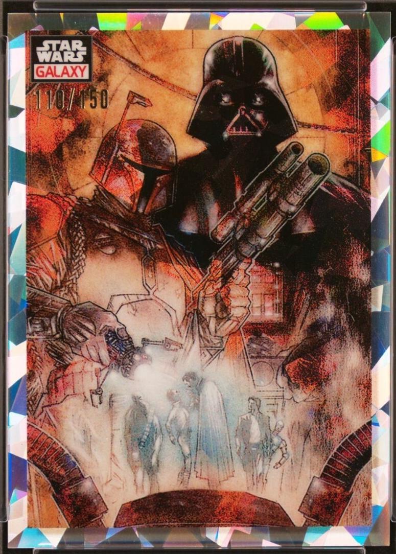 2023 Topps Chrome Galaxy Diabolic Duo [Atomic Refractor] #42 card
