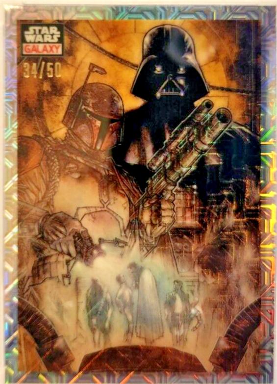 2023 Topps Chrome Galaxy Diabolic Duo [Mojo Refractor] #42 card