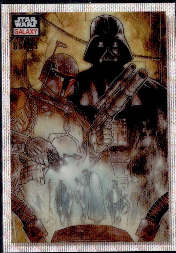 2023 Topps Chrome Galaxy Diabolic Duo [Wave Refractor] #42 card