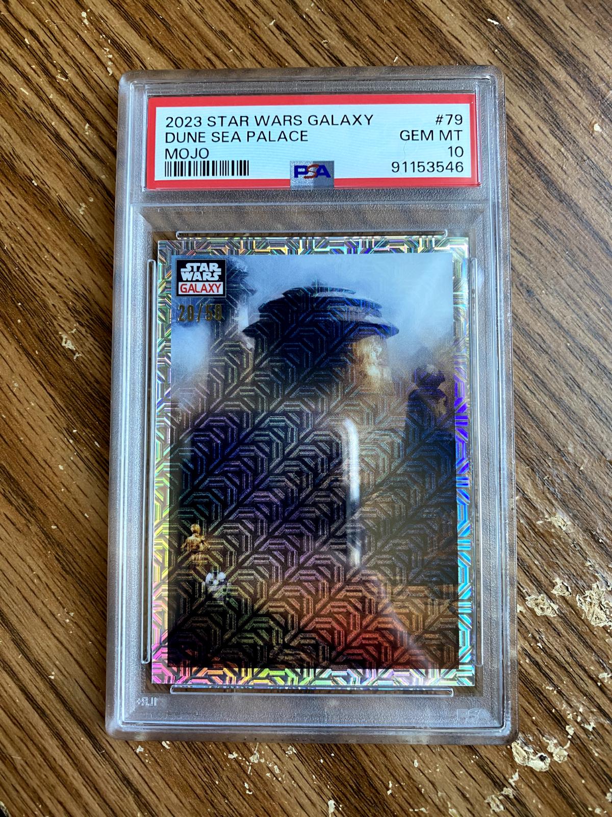 2023 Topps Chrome Galaxy Dune Sea Palace [Mojo Refractor] #79 card