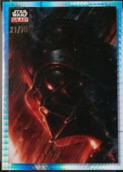 2023 Topps Chrome Galaxy Forced in Darkness [Prism Refractor] #100 card