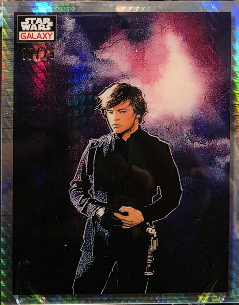 2023 Topps Chrome Galaxy Future of the Jedi [Prism Refractor] #34 card