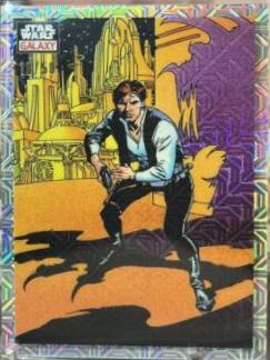 2023 Topps Chrome Galaxy Han Solo Draws [Mojo Refractor] #7 card