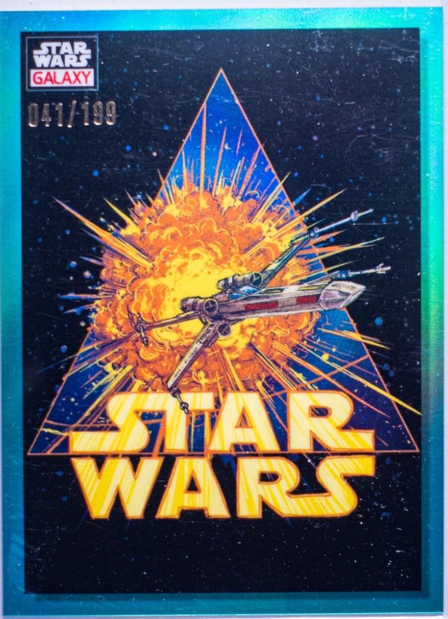 2023 Topps Chrome Galaxy Just Like Back Home [Aqua Refractor] #68 card