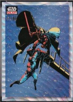 2023 Topps Chrome Galaxy Luke in Peril [Wave Refractor] #1 card