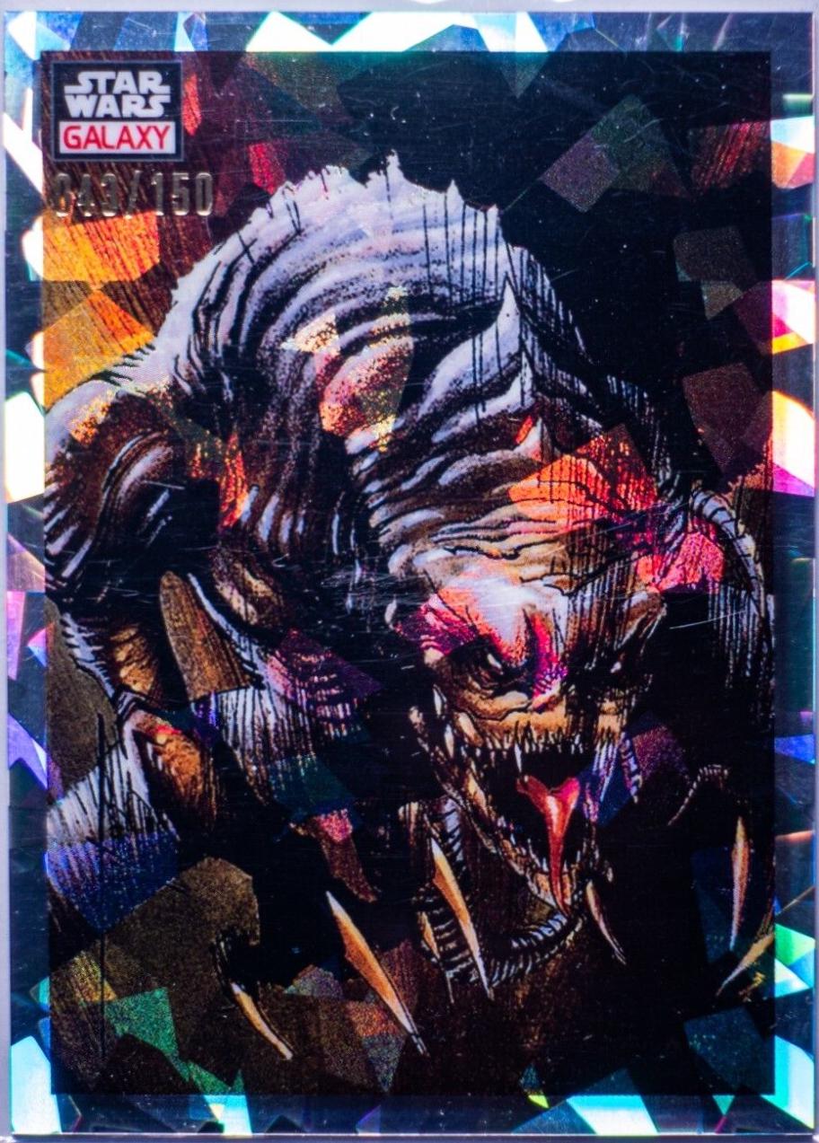 2023 Topps Chrome Galaxy Ravenous Rancor [Atomic Refractor] #19 card