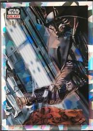 2023 Topps Chrome Galaxy Remnants of Kenobi [Atomic Refractor] #47 card