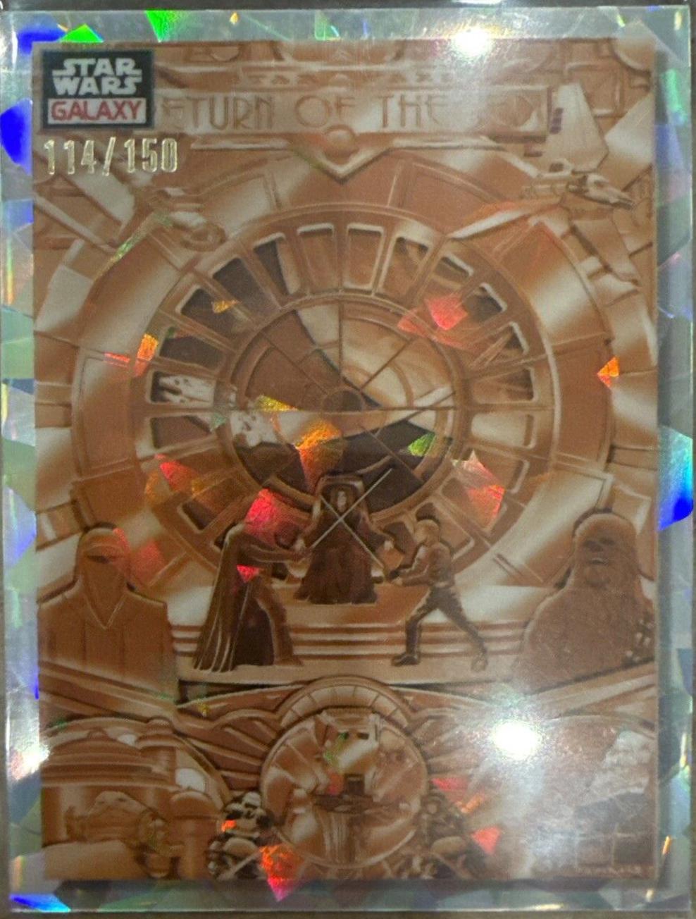2023 Topps Chrome Galaxy Shiny Return [Atomic Refractor] #80 card
