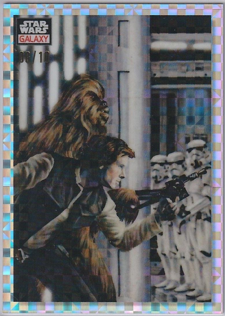 2023 Topps Chrome Galaxy Sneaking Around Danger [X-fractor] #46 card