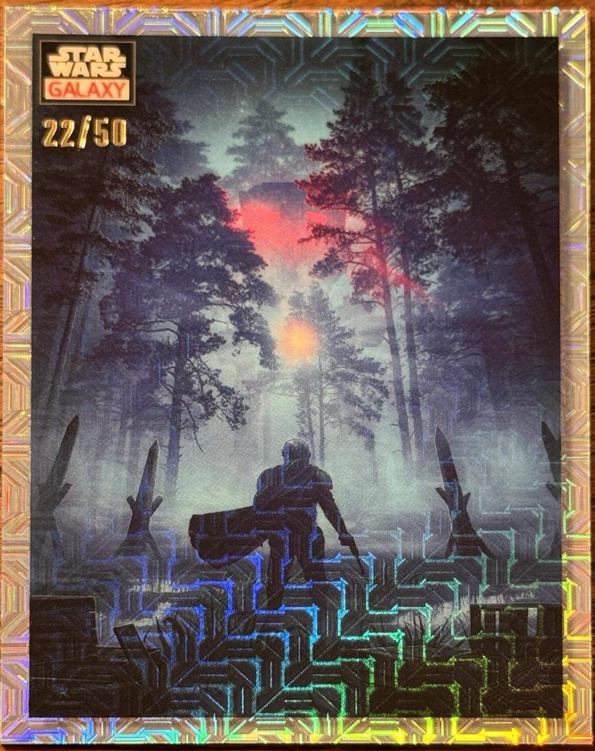 2023 Topps Chrome Galaxy Take The Bait [Mojo Refractor] #45 card