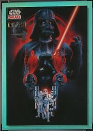 2023 Topps Chrome Galaxy The Dark Side [Aqua Refractor] #81 card