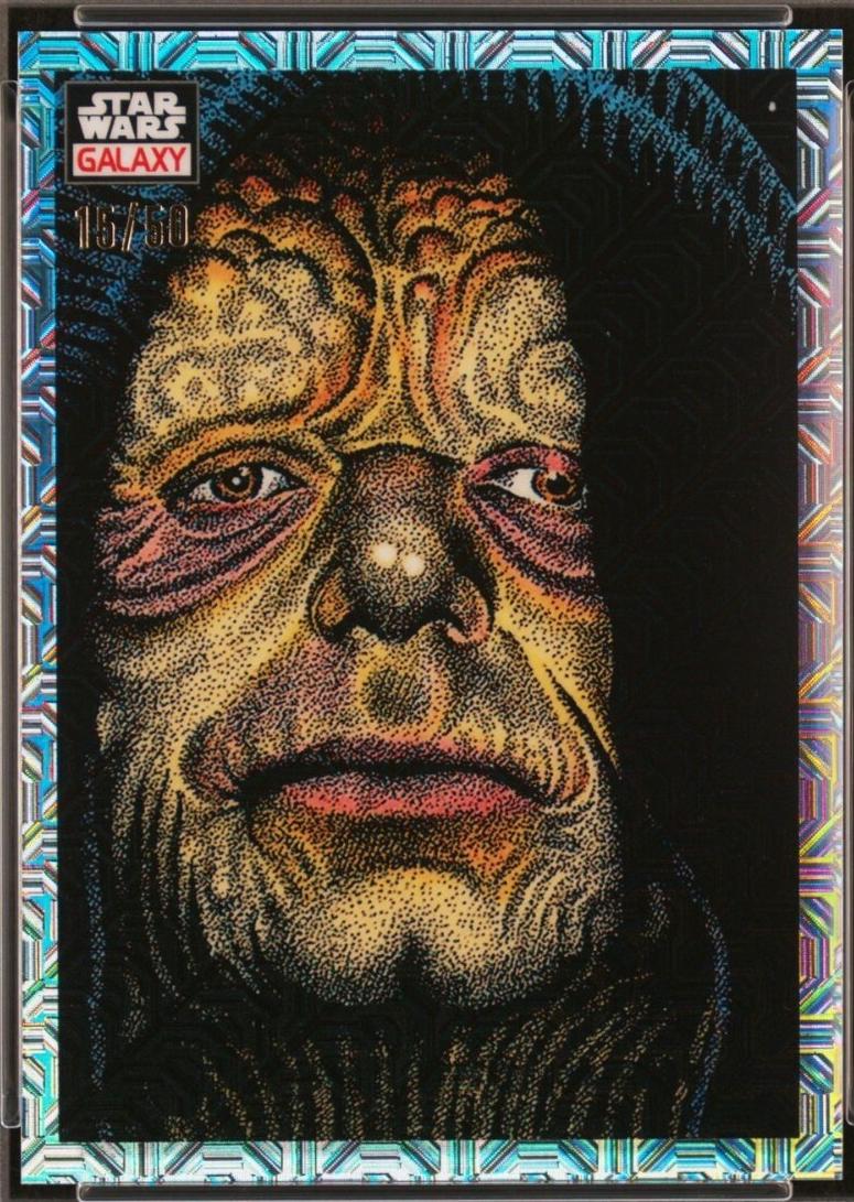 2023 Topps Chrome Galaxy The Emperor Up Close [Mojo Refractor] #10 card