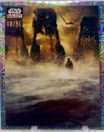 2023 Topps Chrome Galaxy The Star Wars Saga [Mojo Refractor] #40 card