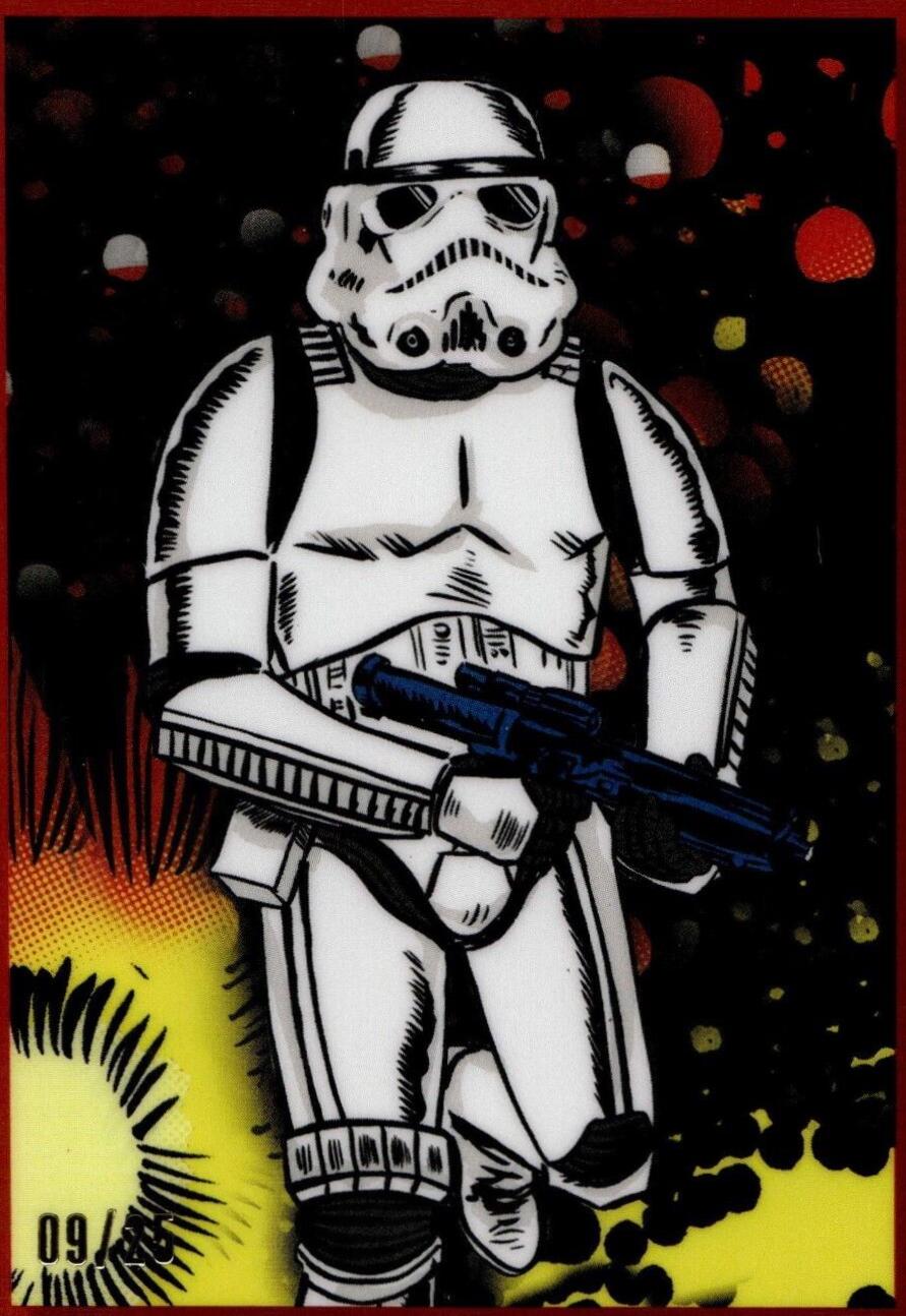 2023 Topps Chrome Galaxy The Star Wars Saga [Orange Refractor] #40 card