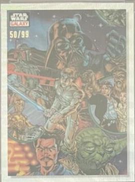 2023 Topps Chrome Galaxy The Star Wars Saga [Wave Refractor] #40 card