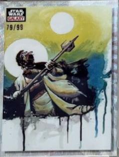 2023 Topps Chrome Galaxy Tusken Under Twin Suns [Wave Refractor] #53 card
