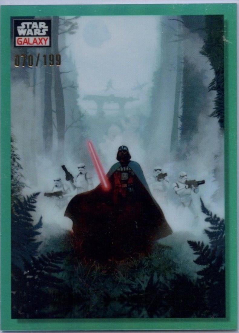 2023 Topps Chrome Galaxy Vengeful Pursuit [Aqua Refractor] #97 card