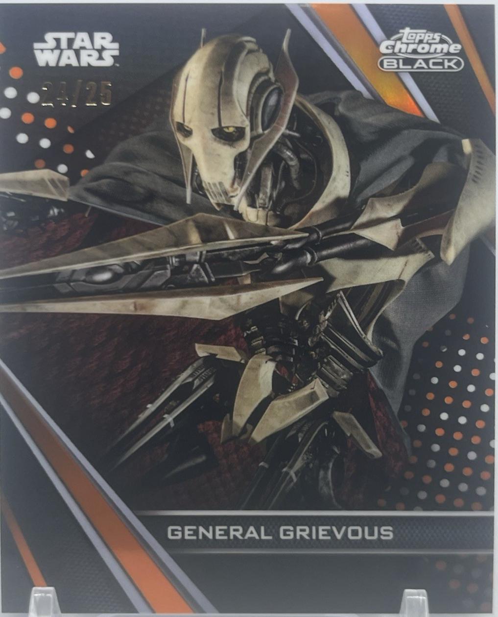 2023 Topps Chrome General Hux [Orange Refractor] #53 card