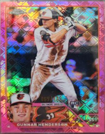 2023 Topps Chrome Gunnar Henderson [Logofractor Pink] #2 card