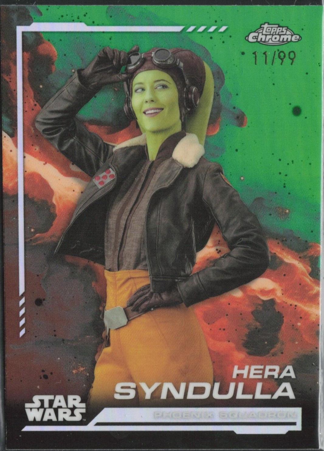 2023 Topps Chrome Hera Syndulla [Green Refractor] #31 card