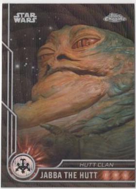 2023 Topps Chrome Jabba The Hutt [Refractor] #45 card