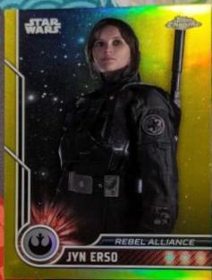 2023 Topps Chrome Jyn Erso [Gold Refractor] #19 card