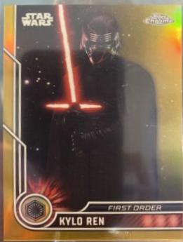 2023 Topps Chrome Kylo Ren [Gold Refractor] #71 card