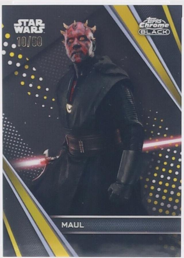 2023 Topps Chrome Maul [Gold Refractor] #24 card