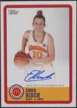 2023 Topps Chrome McDonald's All American Autographs Emma Risch #CA-ER card