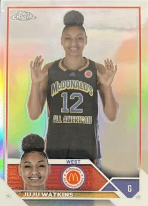 2023 Topps Chrome McDonald's All American Juju Watkins [Refractor] #93 card