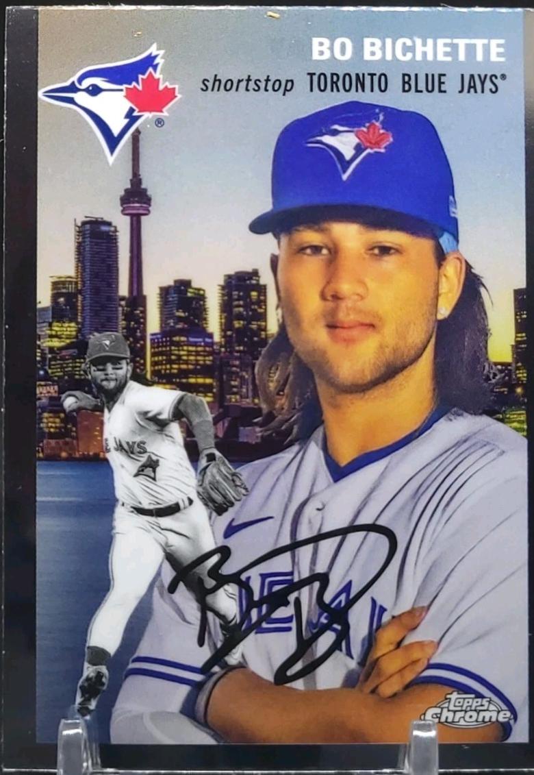 2023 Topps Chrome Platinum Anniversary 1954 City Variation Bo Bichette #54CV-100 card