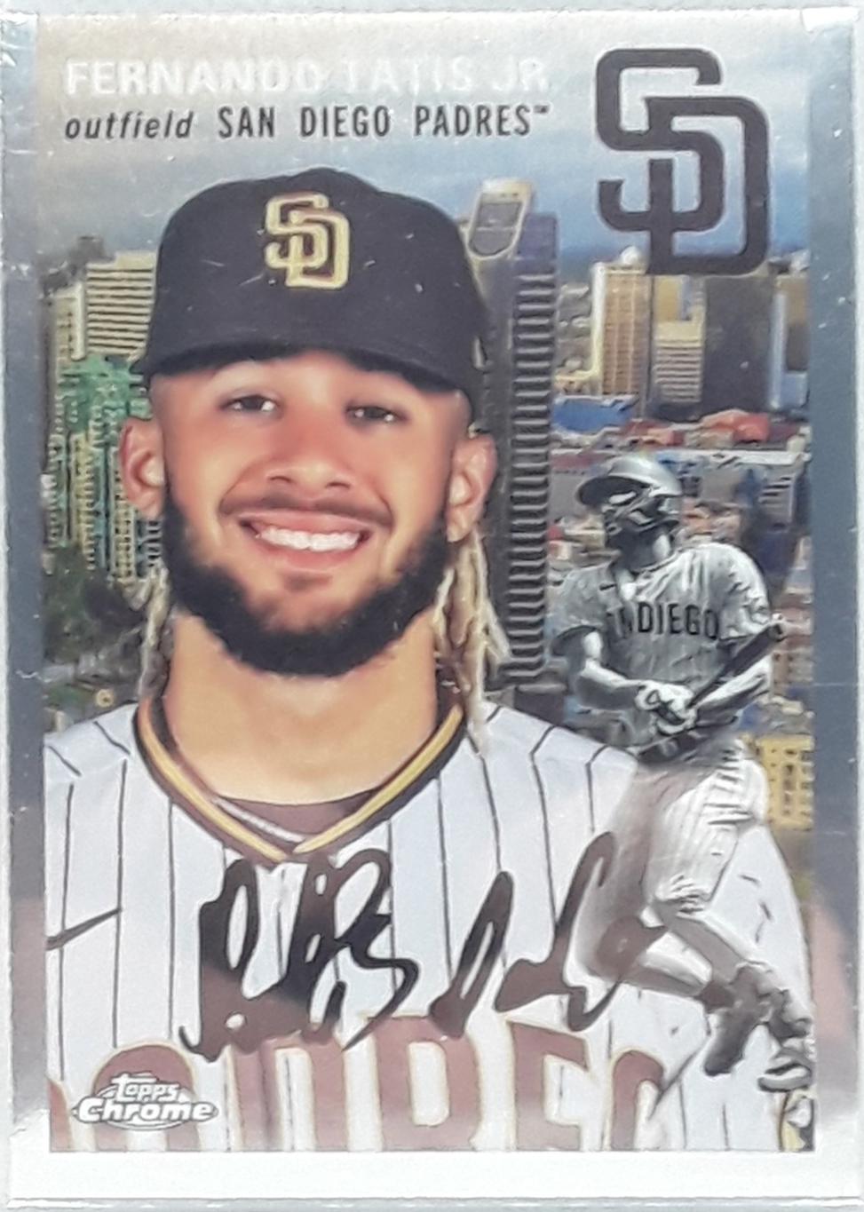 2023 Topps Chrome Platinum Anniversary 1954 City Variation Fernando Tatis Jr. #54CV-92 card