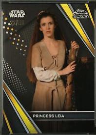 2023 Topps Chrome Princess Leia Organa [Gold Refractor] #17 card
