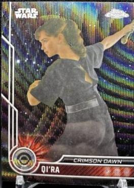 2023 Topps Chrome Qi'ra [Refractor] #22 card
